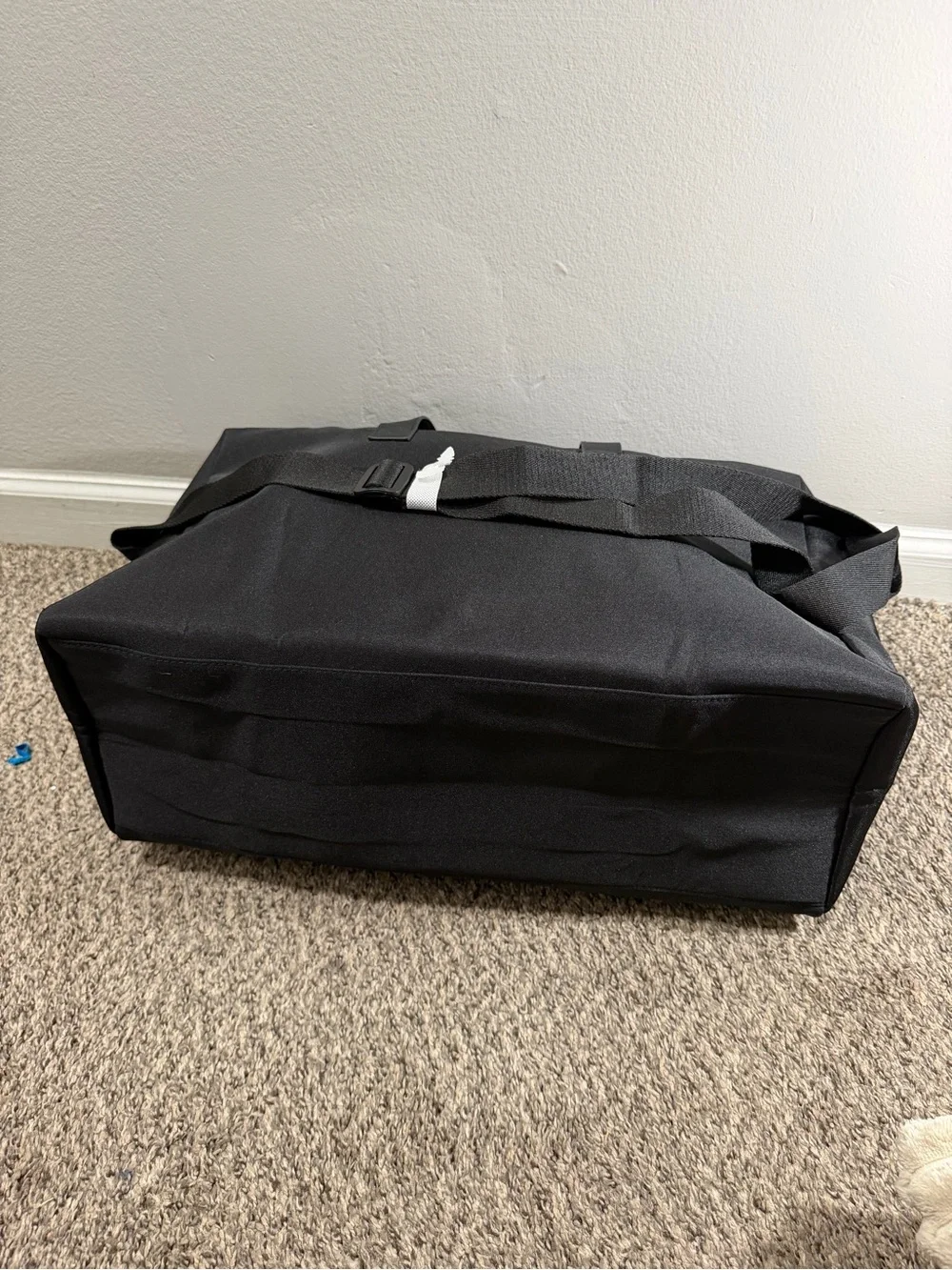 Azzaro Black Men’s Duffel Bag with Dual Carry
